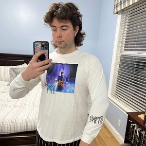 Prince Men’s Size Large White Long Sleeve Shirt